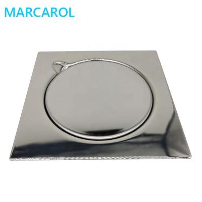 China 150x150mm Modern Sealed Stainless Steel Floor Drain Cleanout for sale