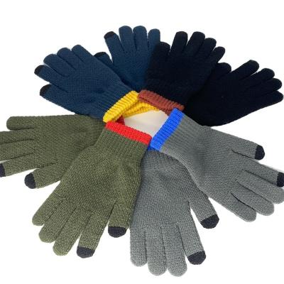 China Wholesale Soft Customize Winter Magic Touch Screen Gloves Adults Warm To Stretch Knitted Touch Screen Gloves for sale