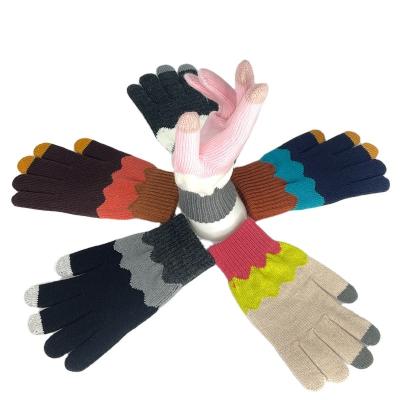 China New Arrival Soft Acrylic Mobile Phone Winter Touchscreen Gloves Touch Screen Sensory Texting Glove For Unisex Adjustable for sale