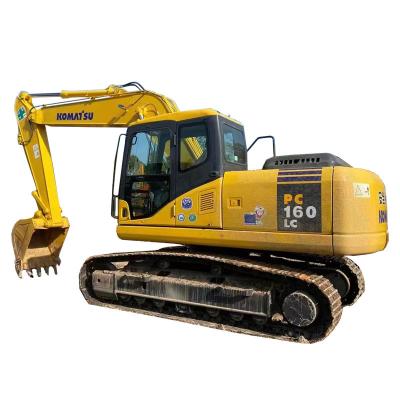 China LOW 16 Ton Second Hand High Quality Japan original Digger Used Excavator Komtasu Komtasu PC160 crawler excavator used HOURS OF WORK Komtasu PC160 per hot sale for sale