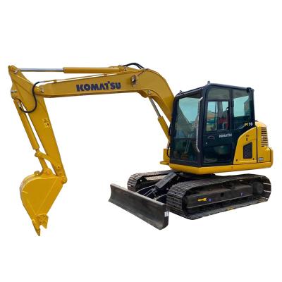 China KOMATSU LOW Used Excavator 7 HOURS OF WORK New Mini Original Japan Digger Used KOMATSU PC70-8 Ton Second Hand Excavator 90% For Sale for sale