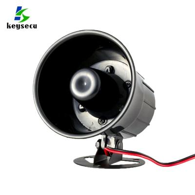 China Home Security Alarm Sensor Keysecu 12V DC Alarm Siren Horn For Home Security Protection System GSM Alarm Systems Sound Loud Siren for sale