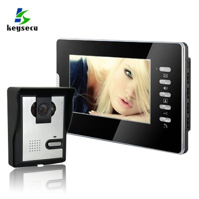 China Keysecu 7inch LCD Full Color Screen Video Door Intercom System K-V70D-L for sale