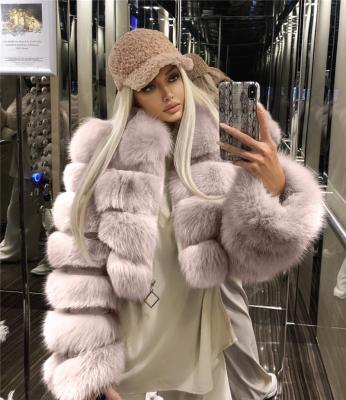 China ANIA The Latest Fashion Winter Lapel Zipper Long Sleeve Warm Faux Fur Coat Women Breathable Fur Women Wholesale for sale