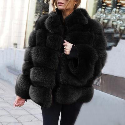 China ANIA Short Breathable Casual Women Uses Solid Color Coat Autumn And Winter Loose Warm Fur Coats For Ladies for sale