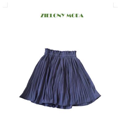 China Large Size Breathable Thin Pleated Chiffon Skirt Pure And Fresh And Pure Color Exhibition Thin Pleated Han Edition Sneaked Away Skirts for sale