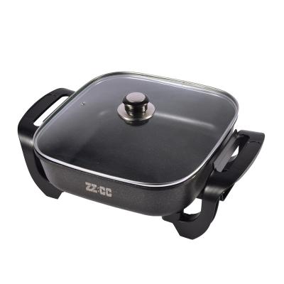 China Household Outdoor Multifunctional Electric Hot Pot Fried Egg Roasted Electric Hot Pot for sale