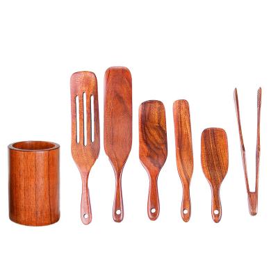 China Sustainable Eco-friendly Reusable Kitchen Accessories Wood Soup Spoon Wooden Kitchen Utensils for sale