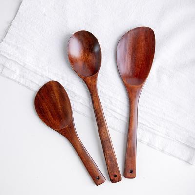 China Sustainable Wood Kitchen Utensils Wooden Cooking Spoons Cooking Spurtle Set of Kitchen Tool Cooking for sale