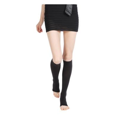 China 2022 Antibacterial Knee High Toe Compression Sock Open for sale