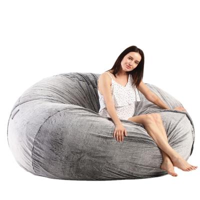 China Detachable Giant Soft Bean Bag Sofa Blanket Velvet Sponge Living Room Blanket Sofa Foam Bean Bag Chairs Huge for sale