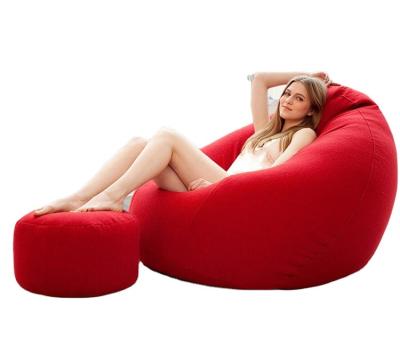 China Indoor Popular Giant Adult Kids Bean Bag Chair Sofa Sofa Bean Bag Chair Extended Lazy Cover for sale