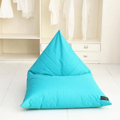 China Classic Design Extended Bean Bag Chair Cover Outdoor /Outdoor Triangle Sitzsack for sale