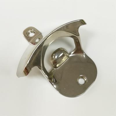 China Sustainable Stainless Steel Wall Mount Beer Metal Bottle Opener for sale