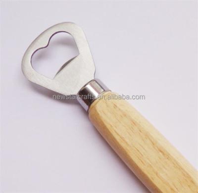 China Viable buy bulk quality hiag metal bottle opener wooden zinc alloy parts for sale