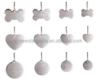 China Worldwide Fine Stamping Jewelry Stainless Steel Blank Oval Dog Tag Pendant Chain for sale