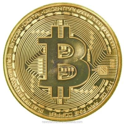 China 1 Piece x Gold Plated Worldwide Bitcoin Coin Collectable Coin Art Collection Gift Physical BTC for sale