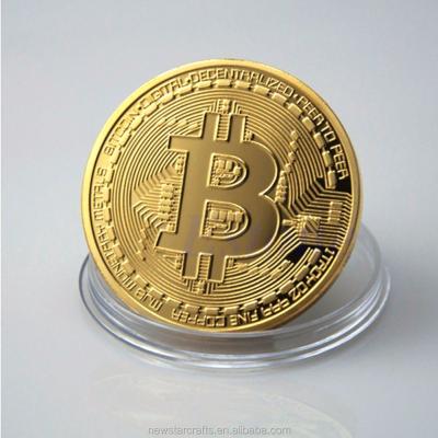 China Worldwide Wholesales Double Sided Custom Metal Bit Gold Bitcoin Commemorative Coin for sale