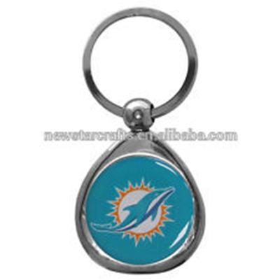 China Miami Dolphins Metal Key Chain (New) Team Logo Key Chain for sale