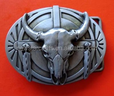 China Fashion Bull Head Belt Buckle for sale