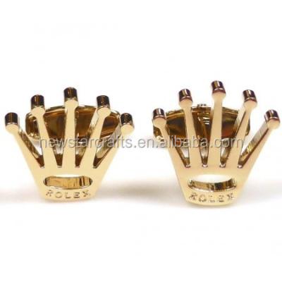 China Crown Brass Cufflinks for sale