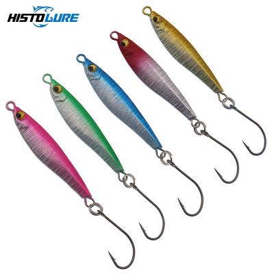 China Casting Tackle Bass Fishing Lure Artificial Bait Sea Shore Lead Fish Spoon 3g/6g Lead Metal Casting Jig for sale