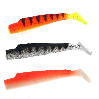 China Environmental PVC Fishing Lures 9cm Artificial Groundbaits 5g Wobblers Soft Lure Shad Carp Silicone Fishing Soft Baits Tackle for sale