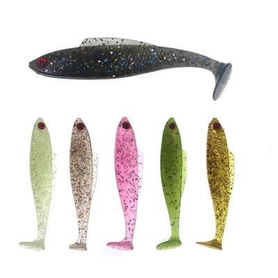 China : 6pcs 8.5cm 4.6g Premium Fishing Lure PVC Fish Bait Soft Silicone Worm Swimbait Baits Shad Fish Wobbler Rubber Bass Lure for sale