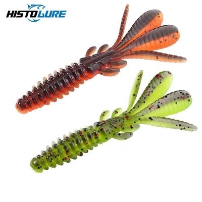 China HISTOLURE Silicone Soft Fishing Shrimp Lures Artificial Groundbait Crankbait 6.5cm/2g Iscas Louple Lures For Perch Bass Pike Fishing Baits for sale