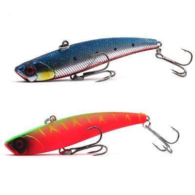 China ABS Plastic Blade VIB 95mm/25g Sinking Vibration Fishing Hard Lure VIB Winter Plastic Artificial Ice Fishing Pike Bait Tackle Isca for sale