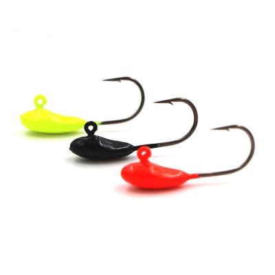 China High Carbon Steel Hooks Baits Prime 1.2g Jig Small Soft Lure Texas Rig Fishing Hooks Hooks for sale