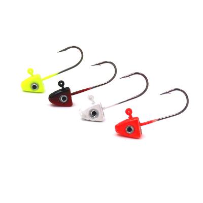 China High Carbon Steel Hooks 1.6g Jig Main Hooks Soft Lure Barbed Fishing Tackle Crankbaits Hook Lead Hook Tackle Fishing Tackle for sale