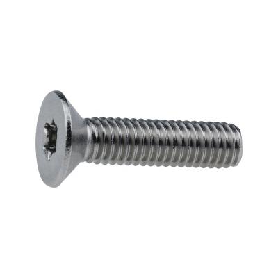 China M2 M3 M4 M5 M6 Good Quality Stainless Steel Fasteners Flat Custom Screws Countersunk Head Torx Screw for sale