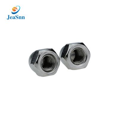 China Health Care Factory Hot Sale High Quality 304 Stainless Steel DIN986 Domed Hex Acorn Nuts for sale