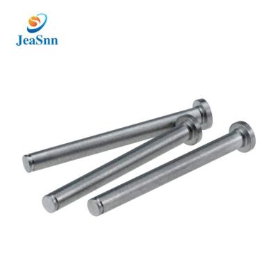 China ZINC Factory Direct Sales High Quality Galvanized Cylindrical Stainless Steel Flat Head Pin Shafts for sale