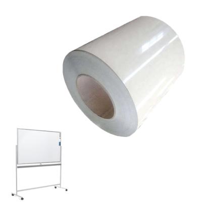 China Advertising low price ppgi coil laminate steel sheet for white board for sale