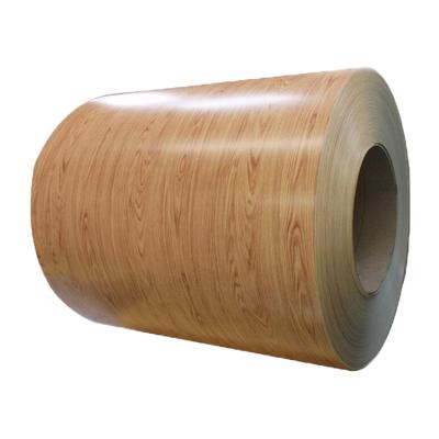 China Advertising China Supplier High Quality Wood Steel Coil Prepainted Steel Coil Price for sale