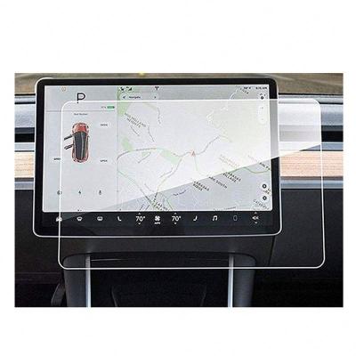 China Anti-scratch car navigation touch screen tempered glass protector 15