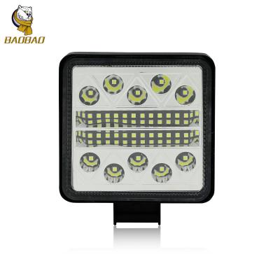 China 102W 34 LED Black Square Design High Bright Work Light For Auto For Car for sale