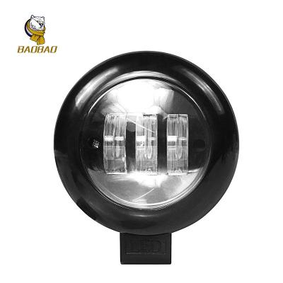 China Black Circle Square Casing 12V 24V Offroad Accessories Auto Fog Lights for sale