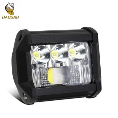 China 1500LM 15W White Yellow Flash 80V 3 Inch LED Worklights Offroad Accessories for sale