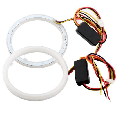 China White Yellow Color RGB Angel Eye Ring HID LED Motorcycle Light for sale