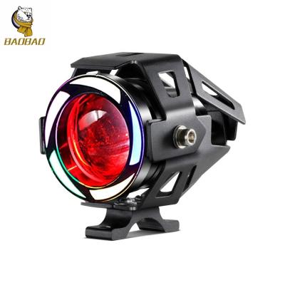 China Angle Eye Mutiple Color Flash Universal Motorbike LED Spotlight for sale