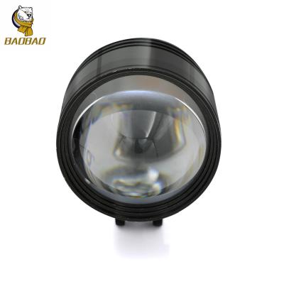 China Aluminum Casing Yellow White Flash 24V Motorcycle LED Spotlight for sale