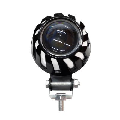 China 12W Branco Azul Vermelho Farol de Motocicleta Alto Brilhante Luz de Trabalho LED à venda