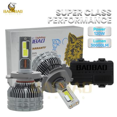 China 6 Cobre 180W H4 H11 H4 H1 Metal lámpara delantera LED bombilla para accesorios de automóviles en venta