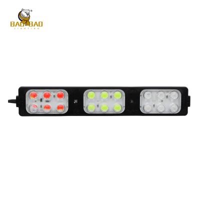 China Fancy Light Bar 18 LED Module Lamp Red Blue Flashing Bike Decoration for sale