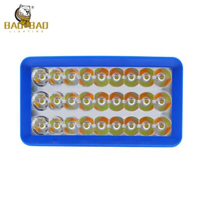 China 27 Bead White Yellow Flash 80V Plastic Motorcycle Headlight for sale