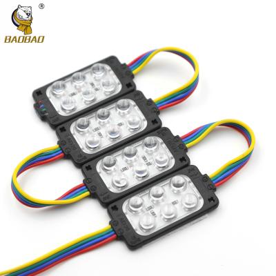 China 6 contas 12V Lente RGB Flashing Disponível Modulo de luzes de decoração à venda