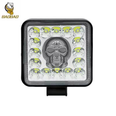 China Metal Skull 24V Bright White Available LED Driving Fog Light for sale